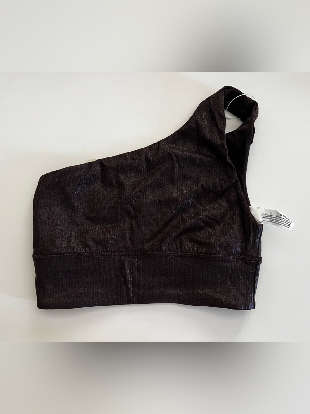 lululemon athletica Brown Asymmetric One-Shoulder Sports Bra